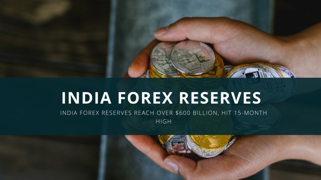 India forex reserves reach over $600 billion, hit 15-month high